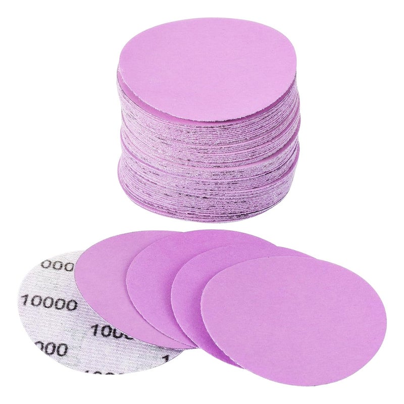 Arilier 3 Inch Sanding Disc 40Pcs, 10000 Grit Sandpaper, Drill Sanding Attachment, Wet Dry Hook and Loop Sandpaper Discs for Random Orbital Sanders, Alumina Sand Paper for Wood, Metal, Automotive - Image 1